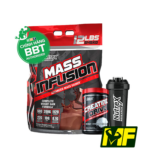 Stack Nutrex 1- Hỗ trợ tăng cân - Muscle Fuel Gym Center