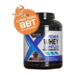BioX Power Whey Complex 1,8kg - mặt trước hũ, nền trắng