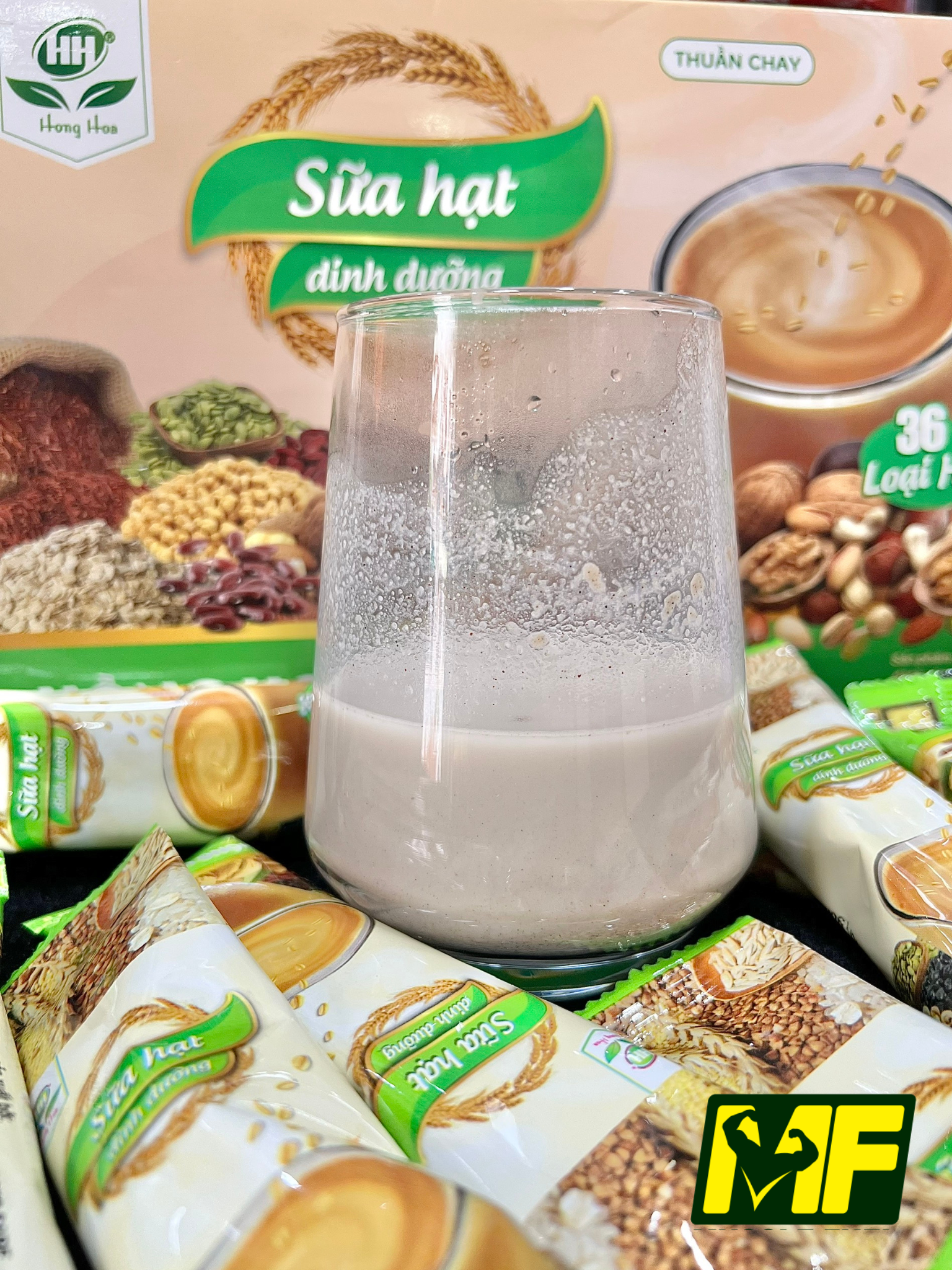 Hồng Hoa Organic – Sữa Hạt 36 Vị Thuần Chay