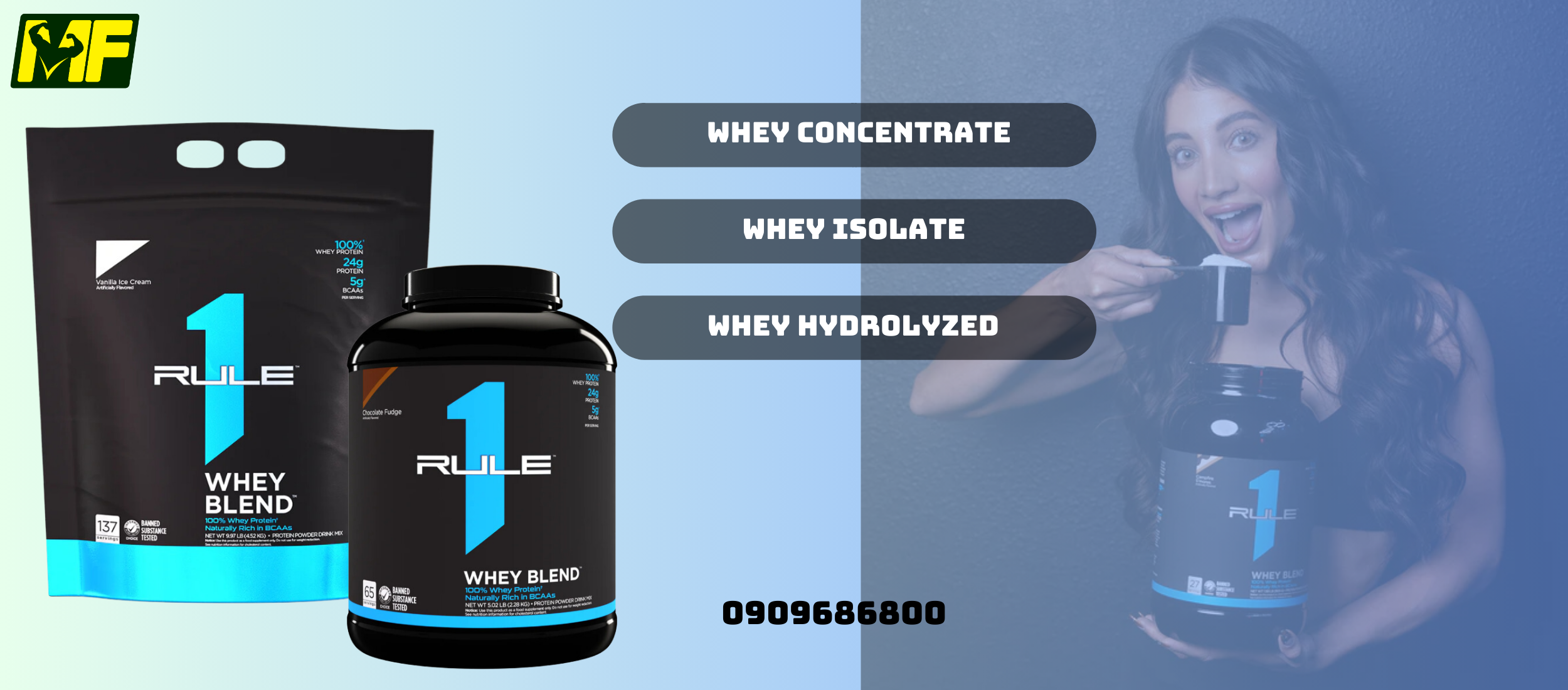 Rule1 R1 Protein Whey Blend 5Lbs