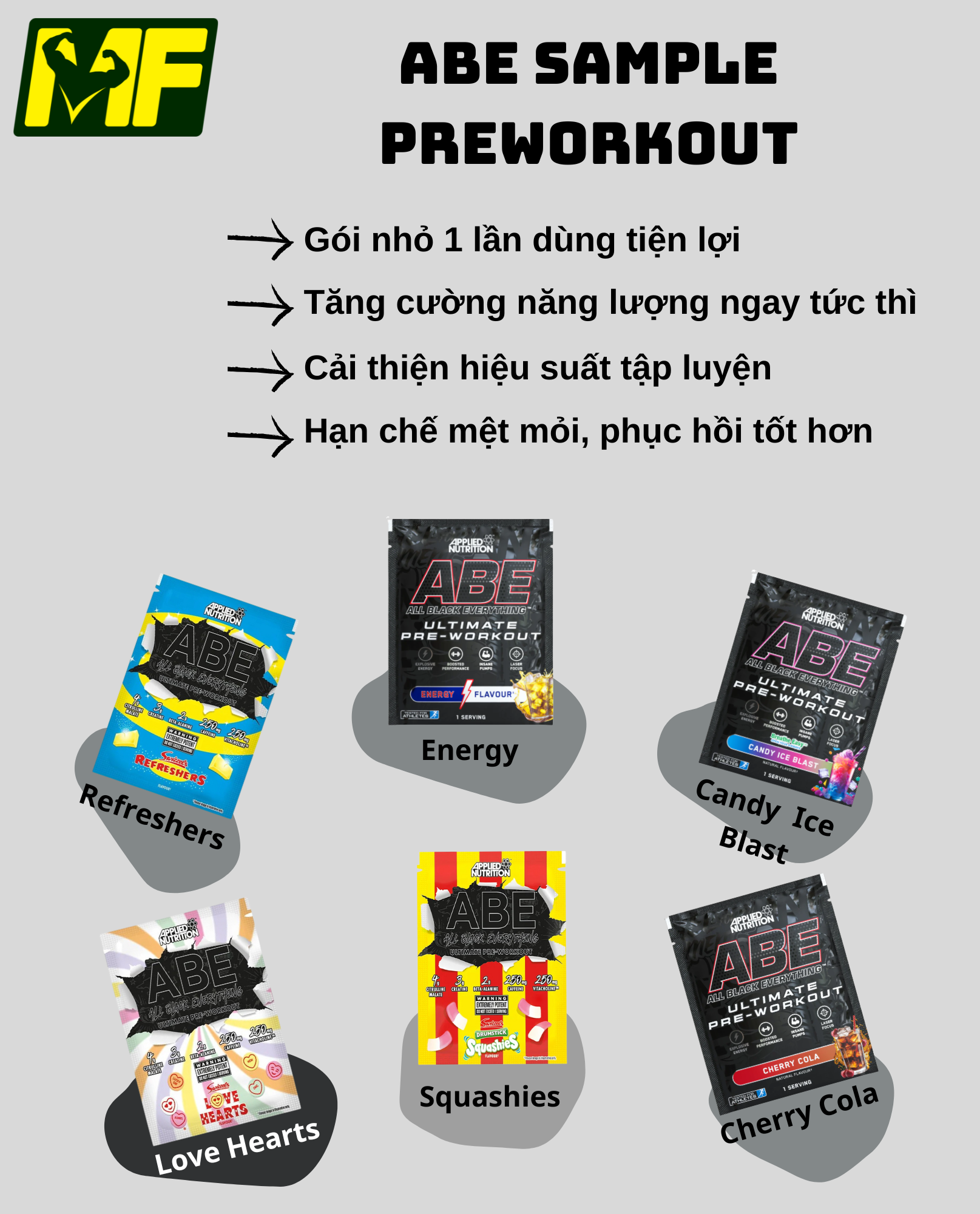 ABE Sample Preworkout Applied Nutrition 1 serving- 10,5g