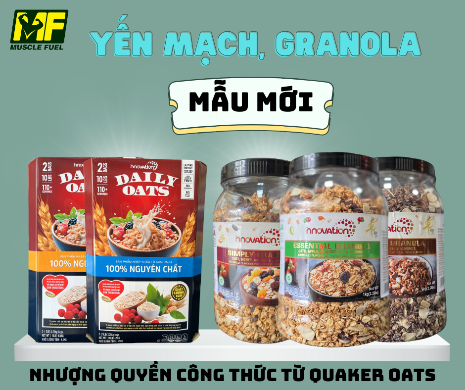 Yến mạch sấy giòn ăn liền Innovation Simple Granola