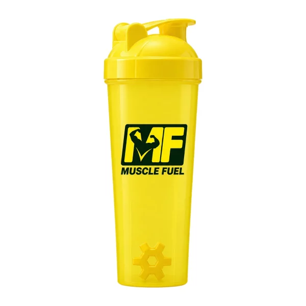 Bình lắc Shaker Muscle Fuel 870ml màu vàng