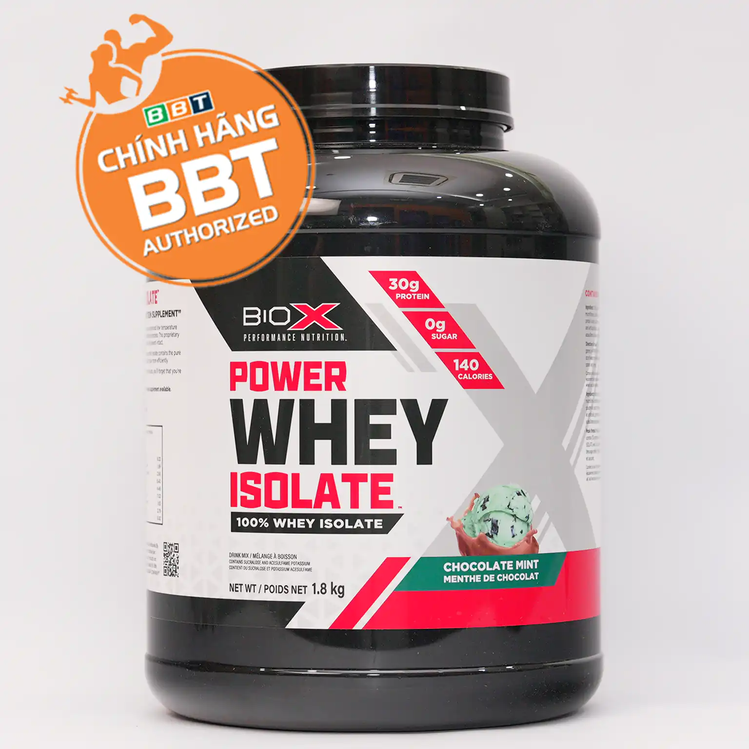 BioX Power Whey Isolate 1,8kg – Chocolate Mint