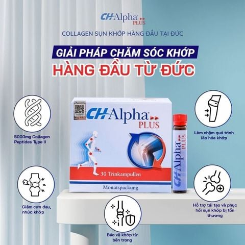 CH-Alpha Plus hộp 30 ống uống, ảnh giới thiệu sản phẩm