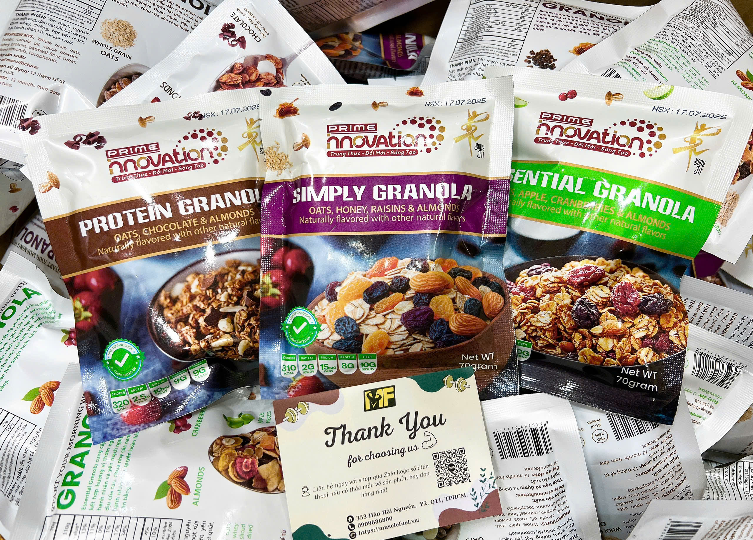 GRANOLA INNOVATION – GÓI TIỆN LỢI 70G 